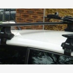 Photo of door mounted roof rack