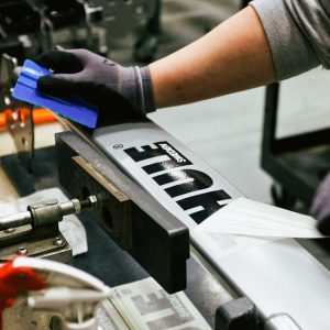 Photo of workmanship in a Thule factory